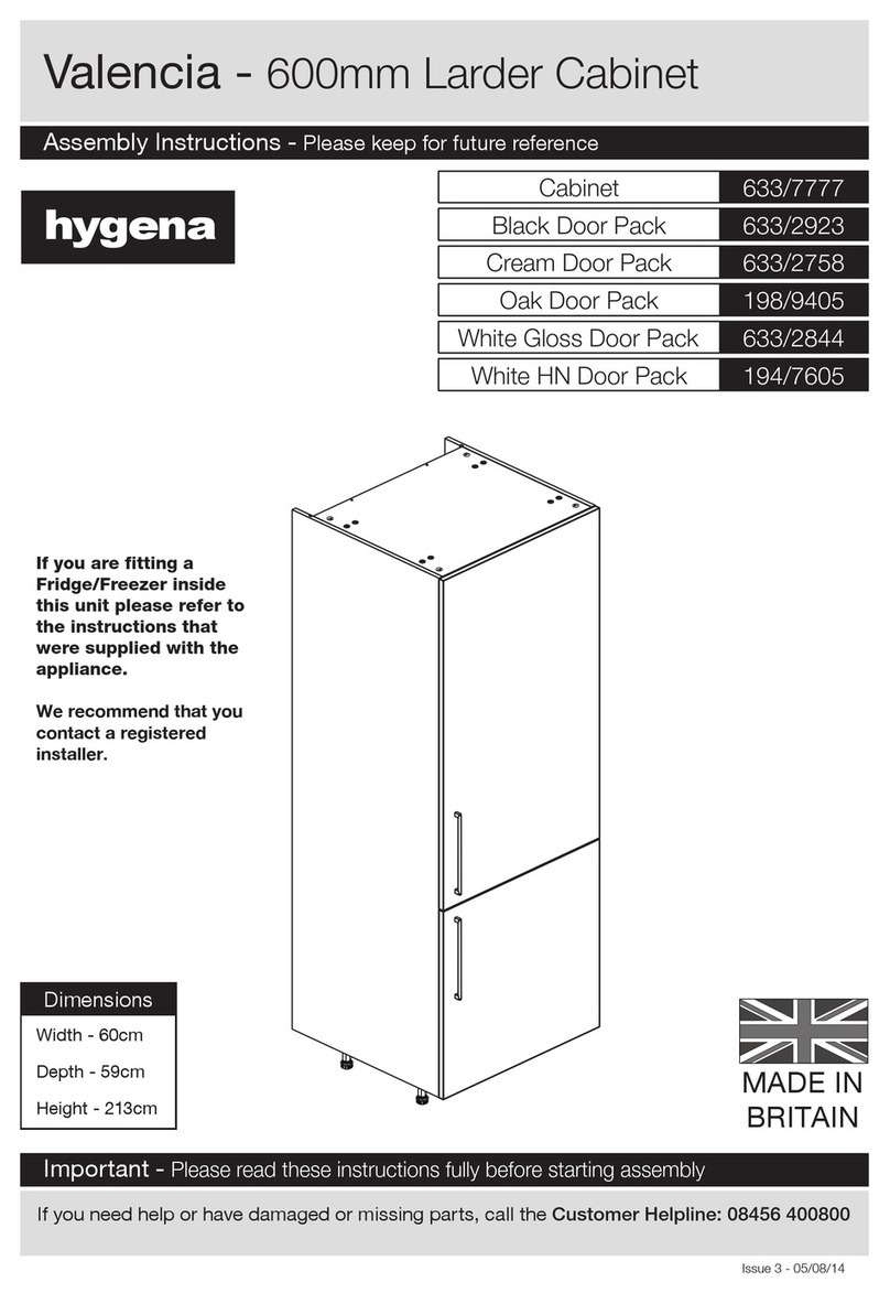 hygena Valencia User manual