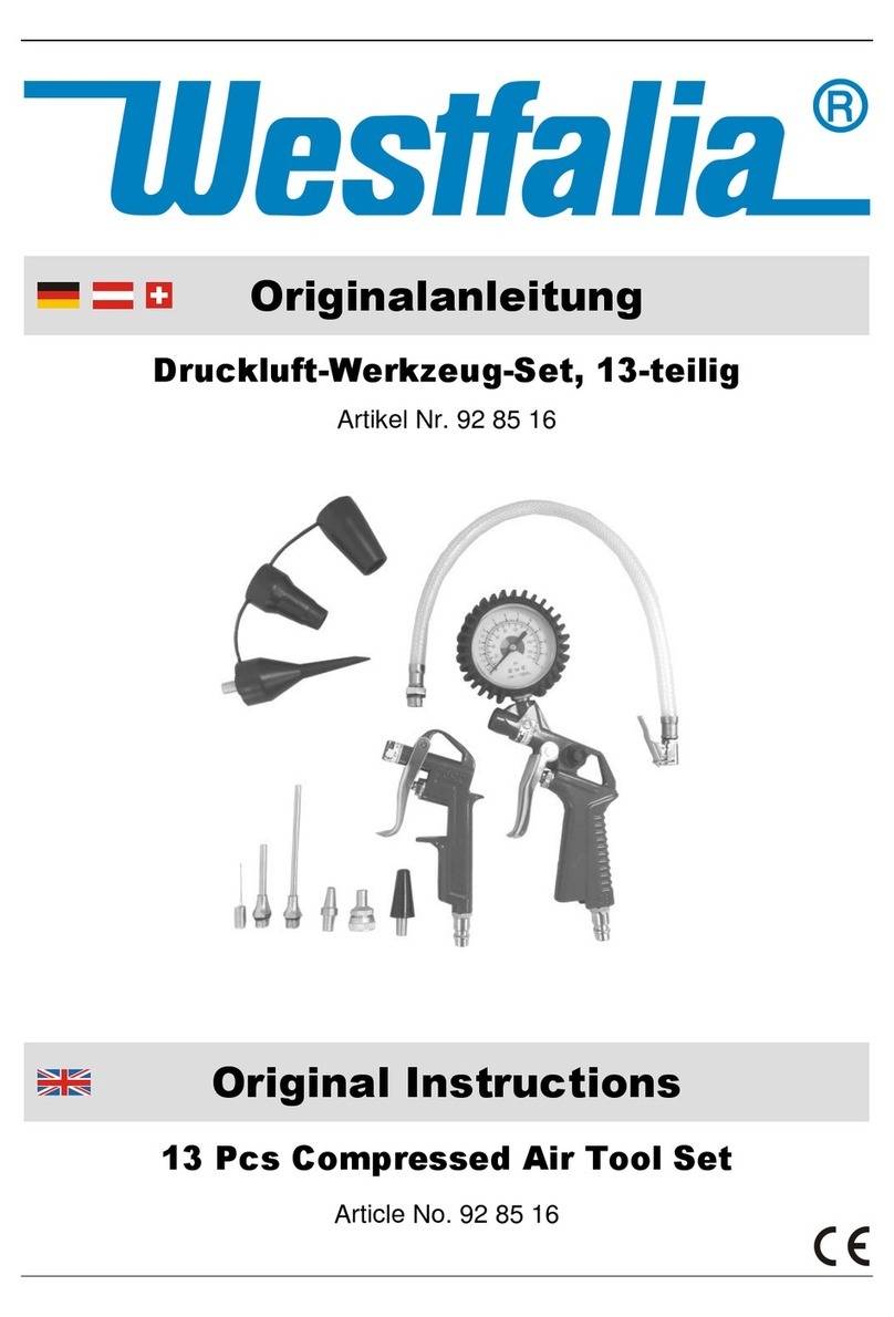Westfalia 85 92 78 Original instructions