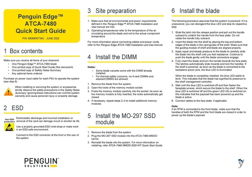 Penguin Edge ATCA-7480 quick start guide