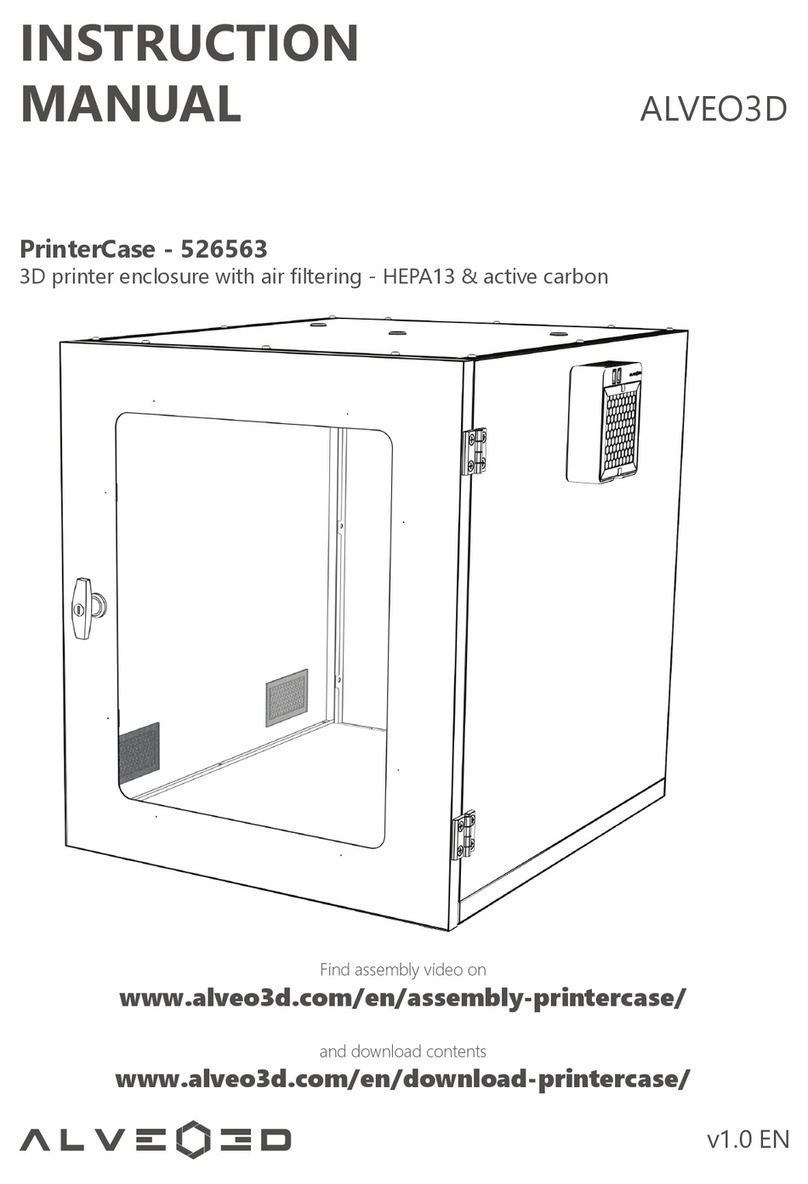 ALVEO3D PrinterCase instruction manual