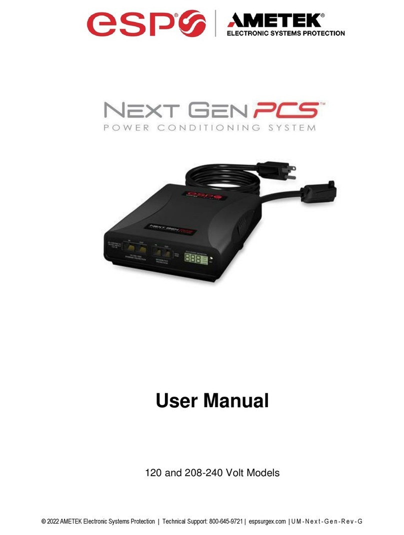 Ametek ESP Next Gen PCS User manual