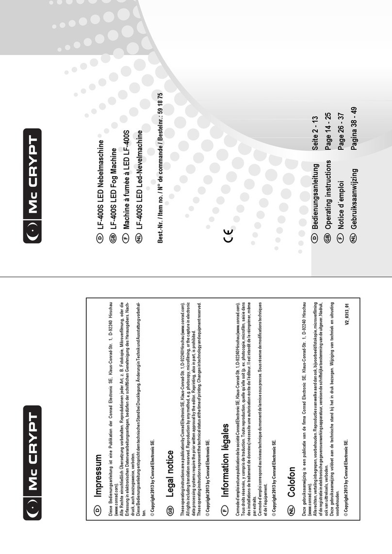 MC Crypt LF-400S User manual