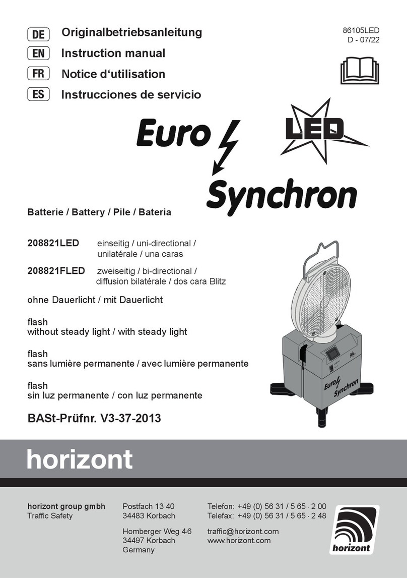 Horizont Euro-Synchron Euro-Blitz 208821LED User manual