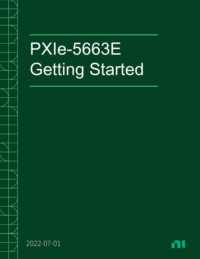National Instruments PXIe-5663E User manual National Instruments PXIe-5663E User manual