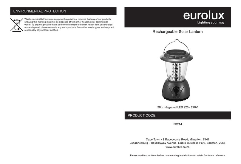 Eurolux FS214 instruction manual