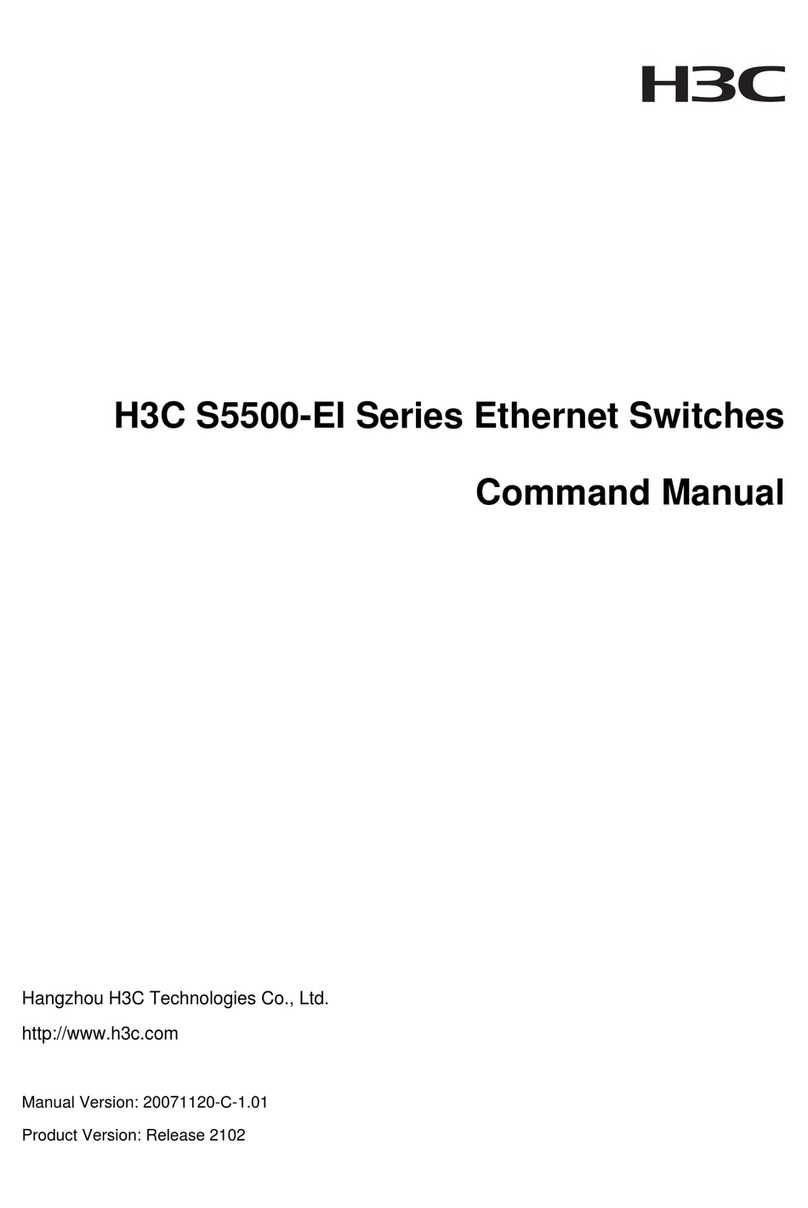 H3C S5500-EI series Installation instructions H3C S5500-EI series Installation instructions