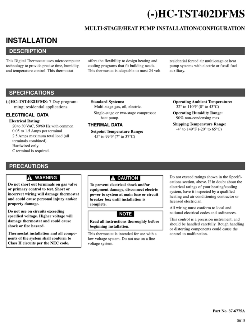 Rheem HC-TST402DFMS Series User manual