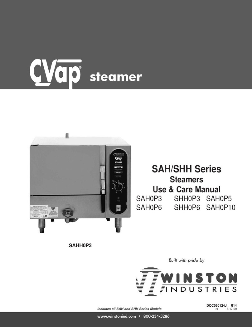 Winston Industries CVap SAH Series Use & care manual