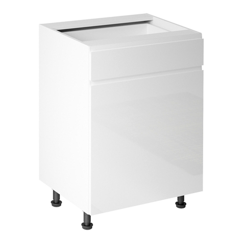 GALA MEBLE LANGEN D60S1 Assembly manual