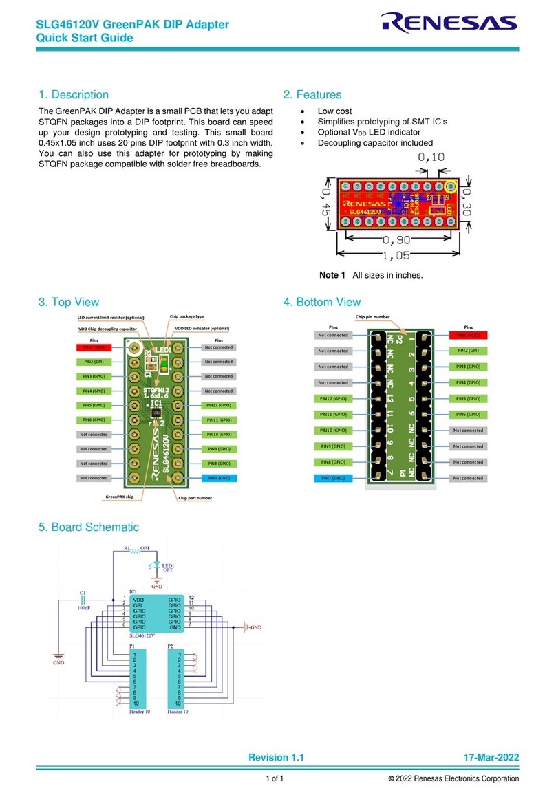Renesas SLG46120V quick start guide