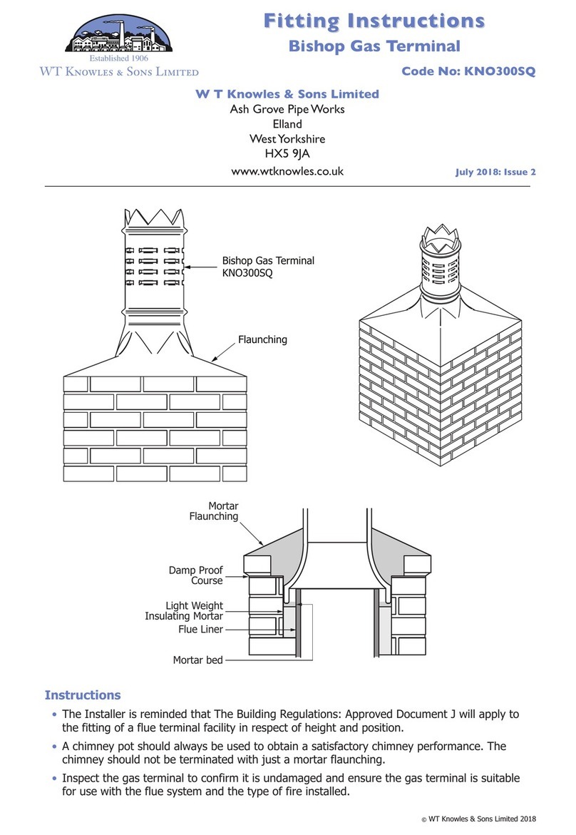 WT Knowles & Sons KNO300SQ Fitting instructions WT Knowles & Sons KNO300SQ Fitting instructions