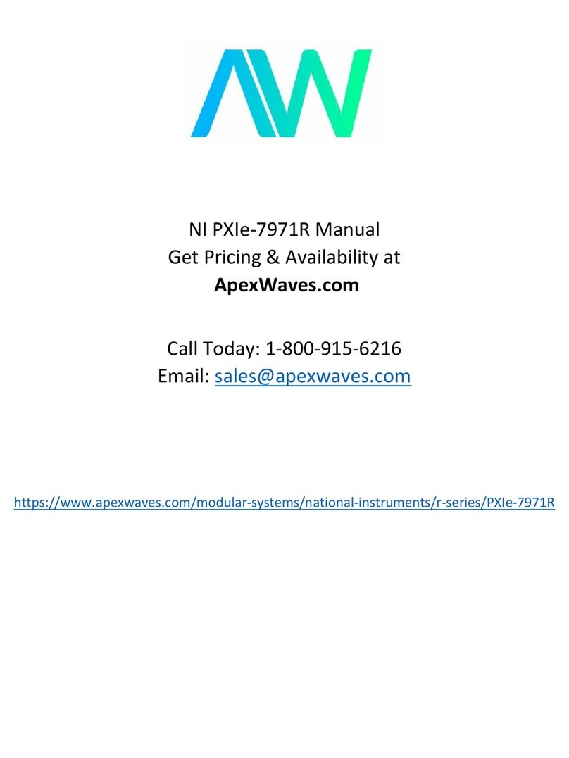 ApexWaves NI PXIe-7971R User manual