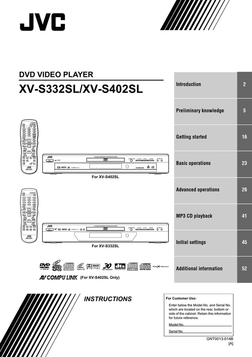 JVC XV-S402SL instructions