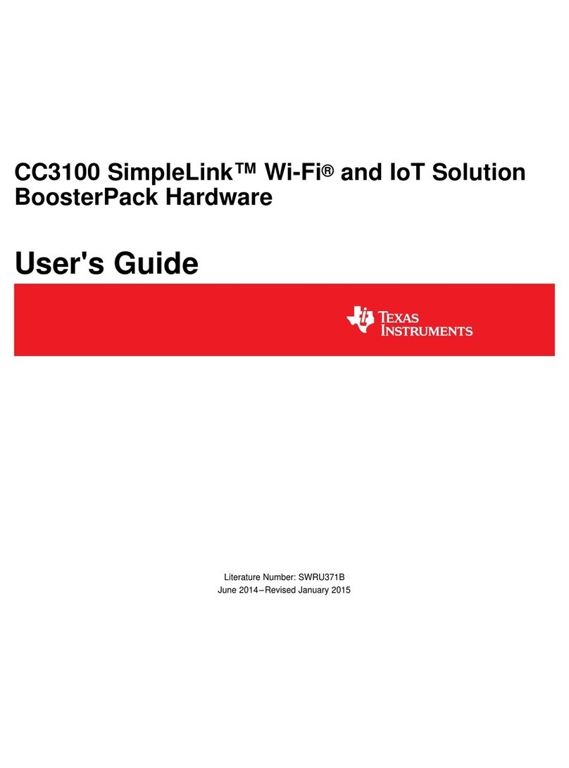 Texas Instruments CC3100 SimpleLink user manual