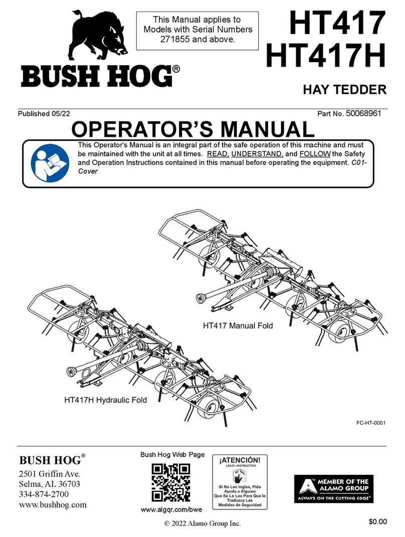 Bush Hog HT417 User manual