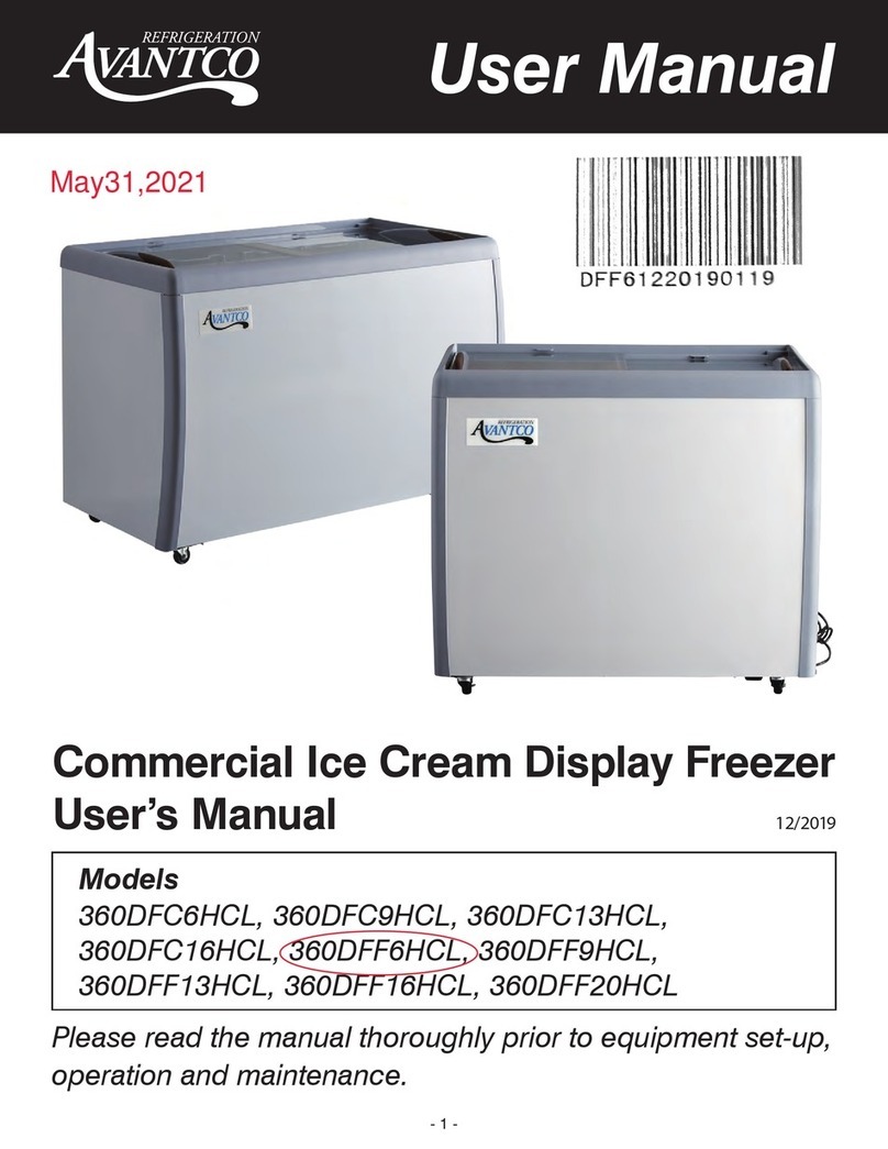 Avantco 360DFC6HCL user manual