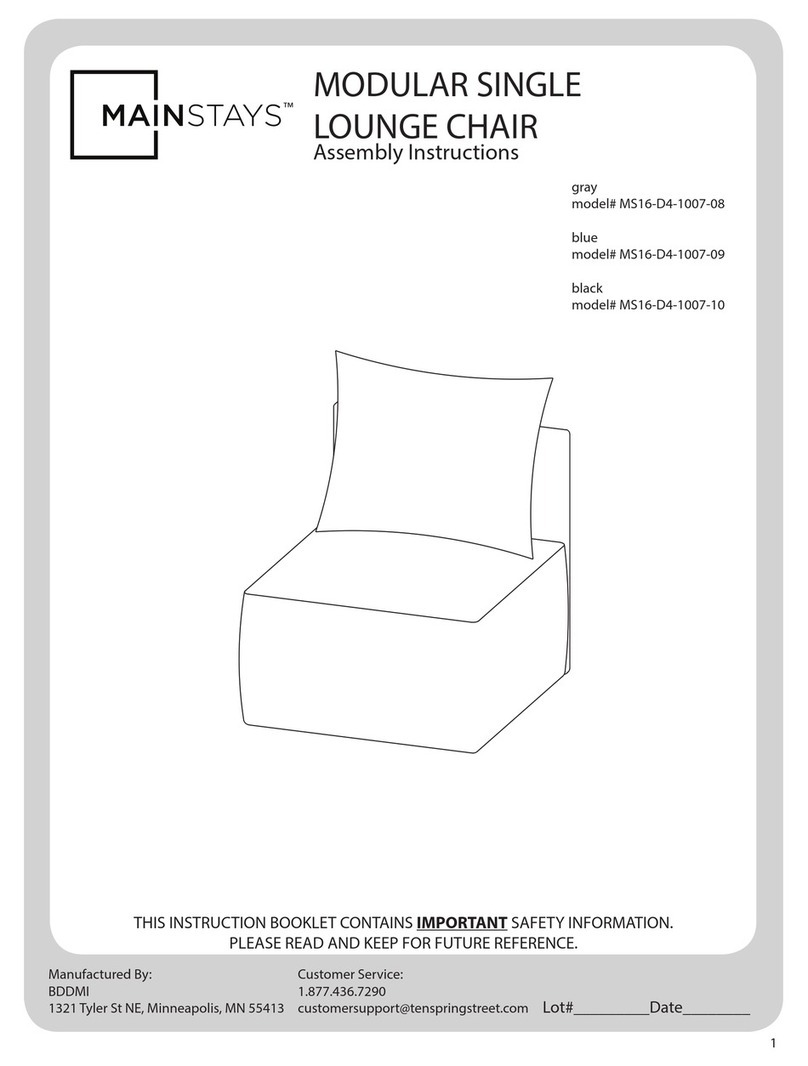 Mainstays MS16-D4-1007-08 Assembly instructions