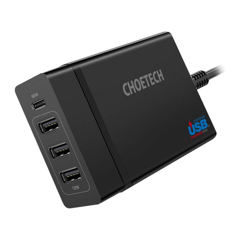 Choetech PD72-1C3U User manual Choetech PD72-1C3U User manual