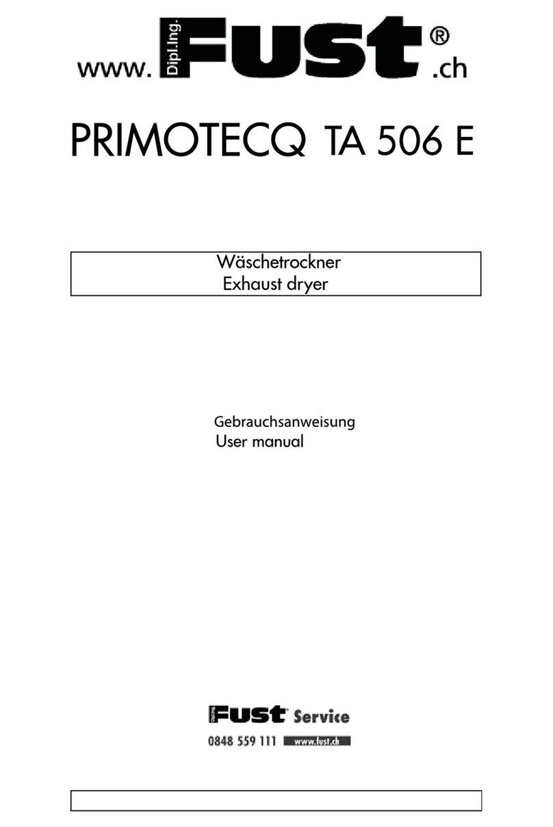 FUST PRIMOTECQ TA 506 E User manual