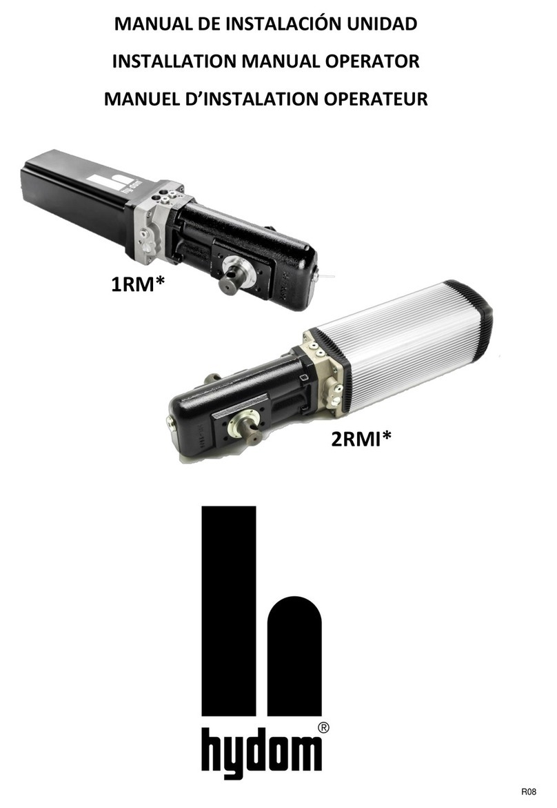HYDOM 1RM Series installation manual