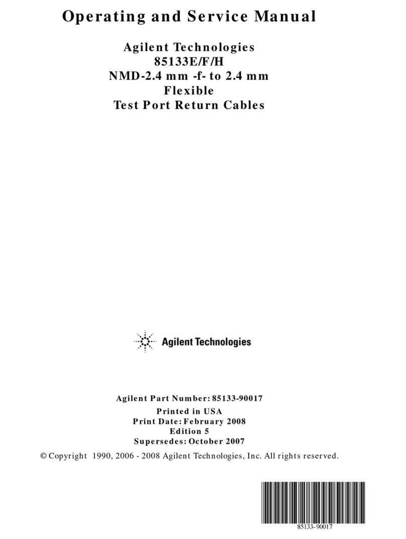 Agilent Technologies 85133E Service manual