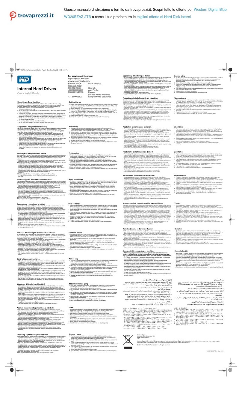 Western Digital WD20EZAZ User manual