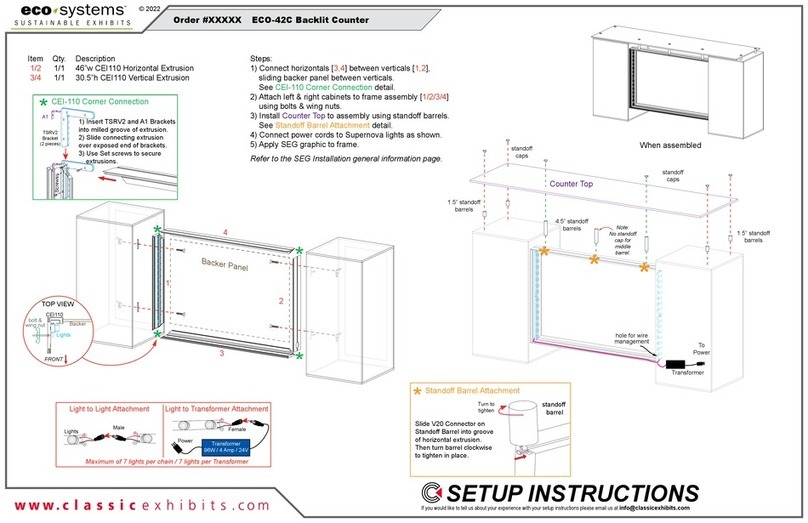 Eco-Systems ECO-42C Setup instructions