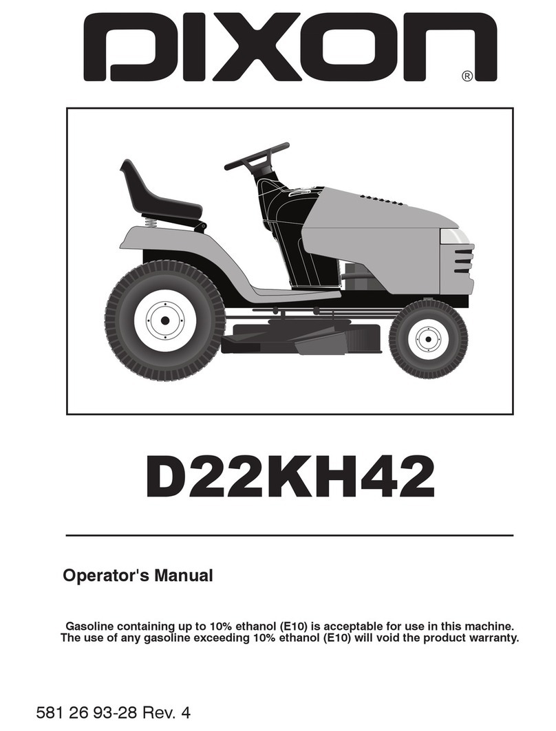 Dixon D22KH42 Operator's manual