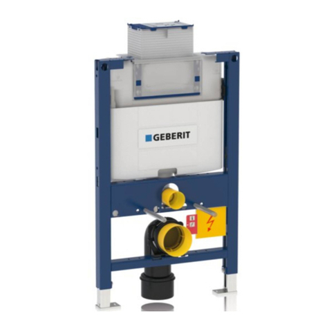 Geberit Duofix 9774 User manual Geberit Duofix 9774 User manual