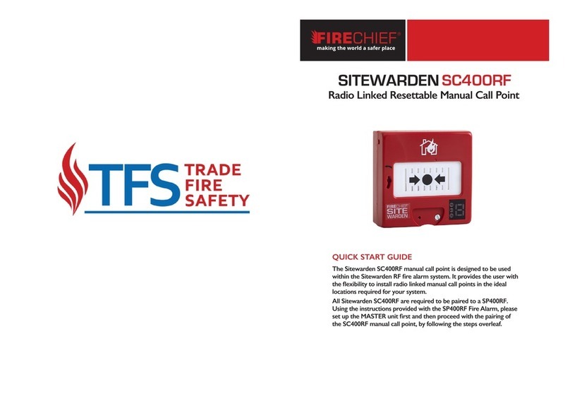 TFS Firechief Sitewarden SC400RF quick start guide