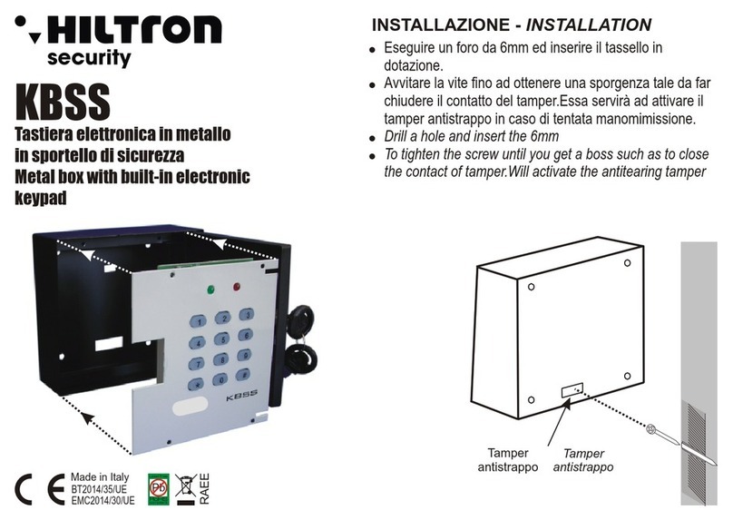 Hiltron security KBSS Installation