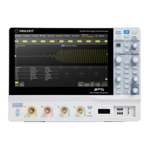 SIGLENT TECHNOLOGIES SDS2000X HD Series User manual