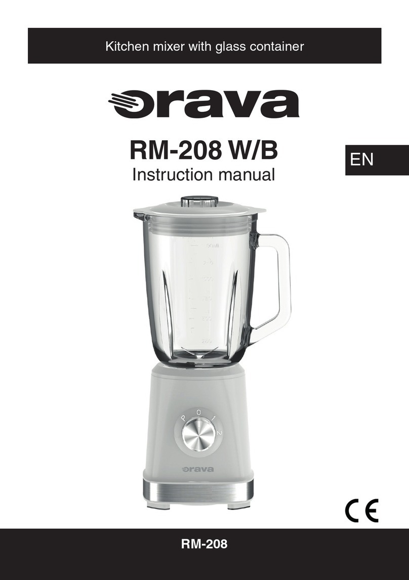 Orava RM-208 W User manual