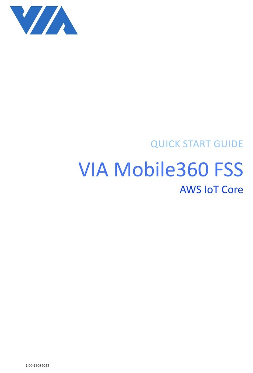 VIA Technologies Mobile360 FSS quick start guide