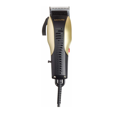 BaByliss PRO POWERFX FX810B User manual BaByliss PRO POWERFX FX810B User manual