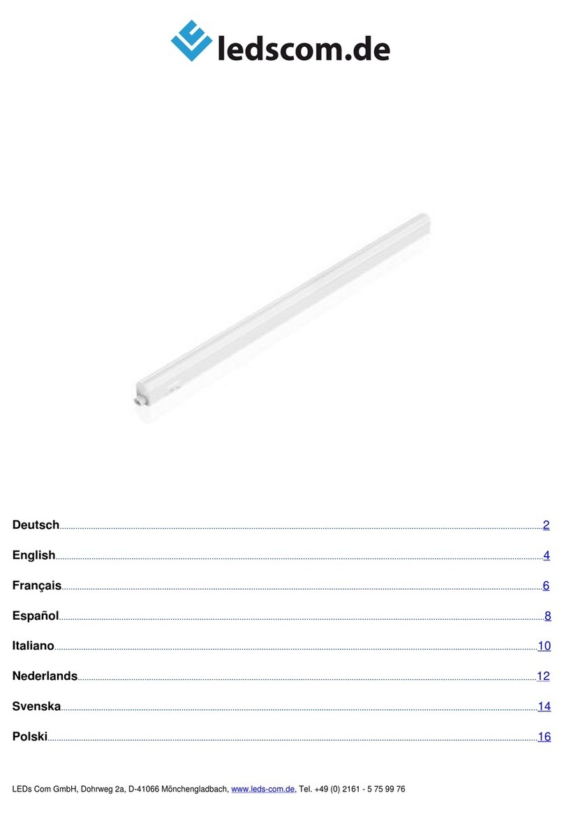 ledscom LC-L-133-WW Assembly instructions