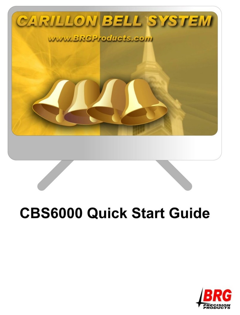 BRG Precision Products CBS6000 quick start guide