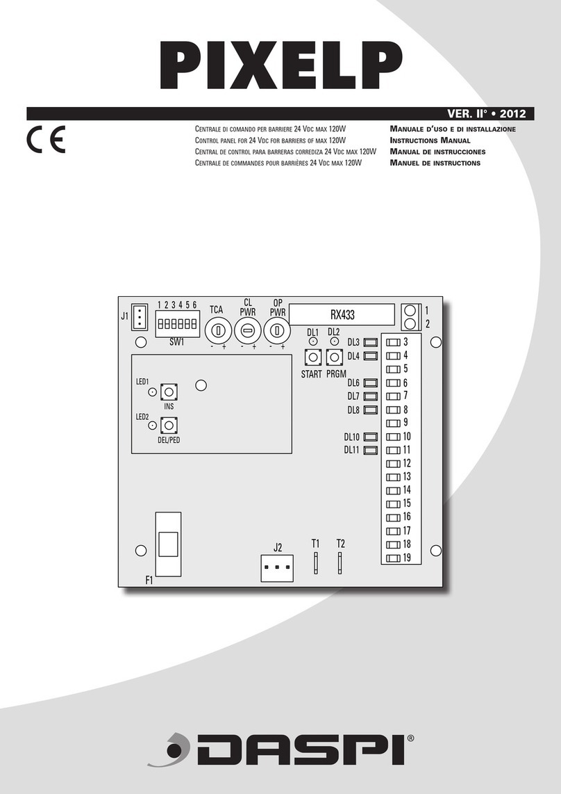 Daspi PIXELP instruction manual