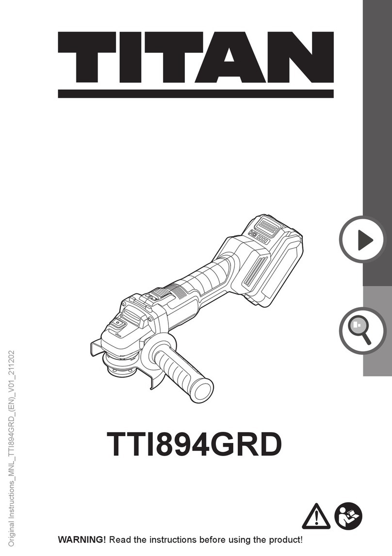 Titan TTI894GRD User manual