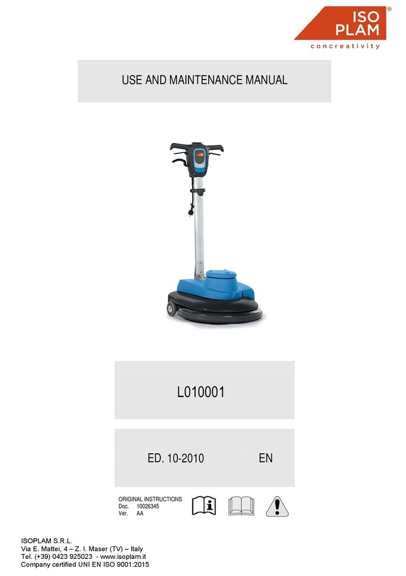 Isoplam L010001 Use and maintenance manual