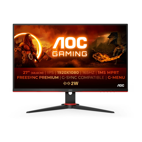 AOC 27G2SPE/BK User manual