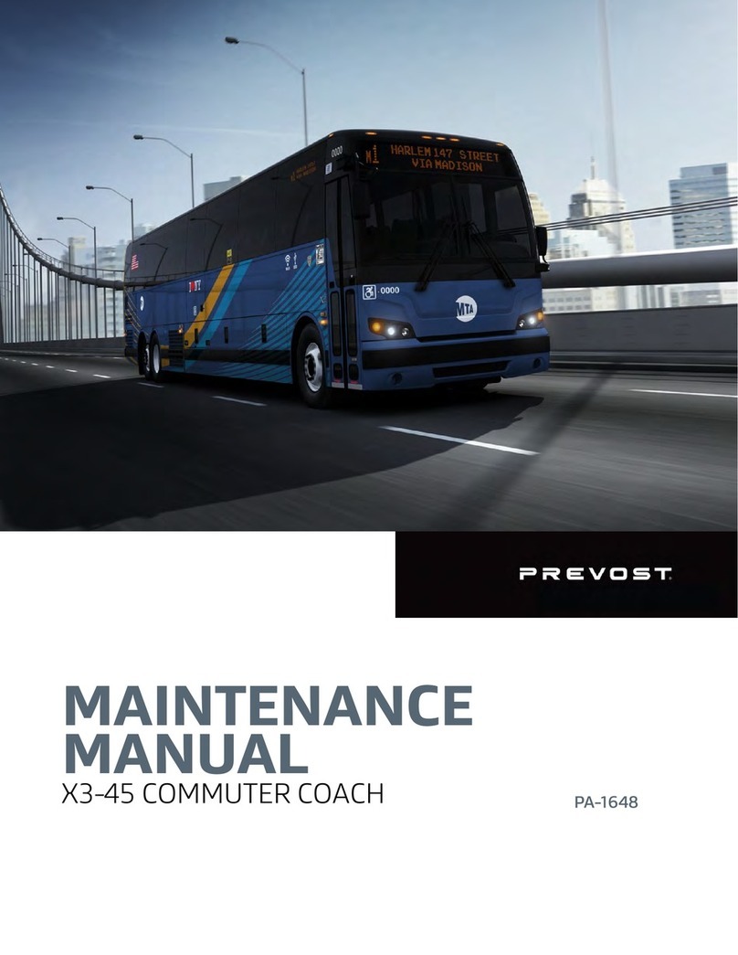 PREVOST X3-45 COMMUTER User manual