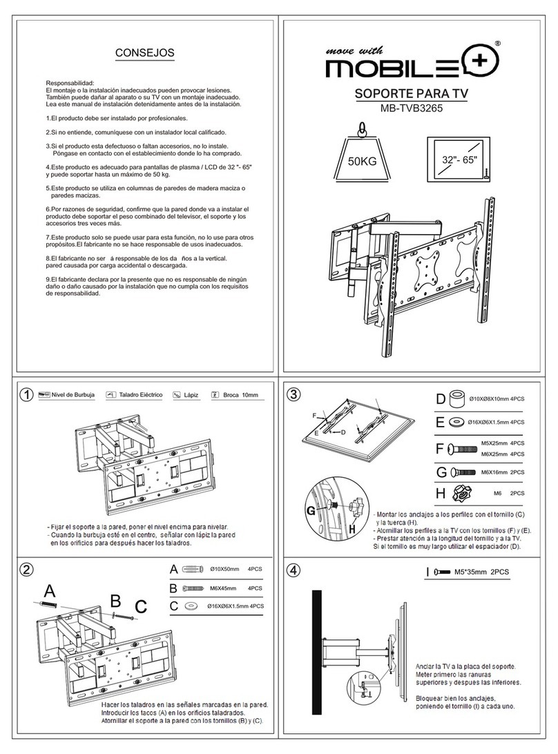 Mobile MB-TVB3265 Assembly instructions