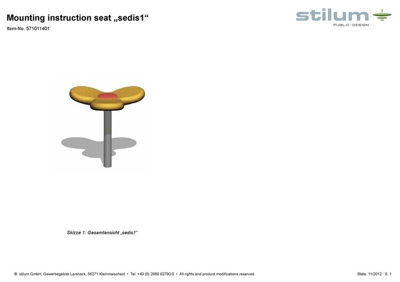 stilum sedis1 Mounting instruction stilum sedis1 Mounting instruction