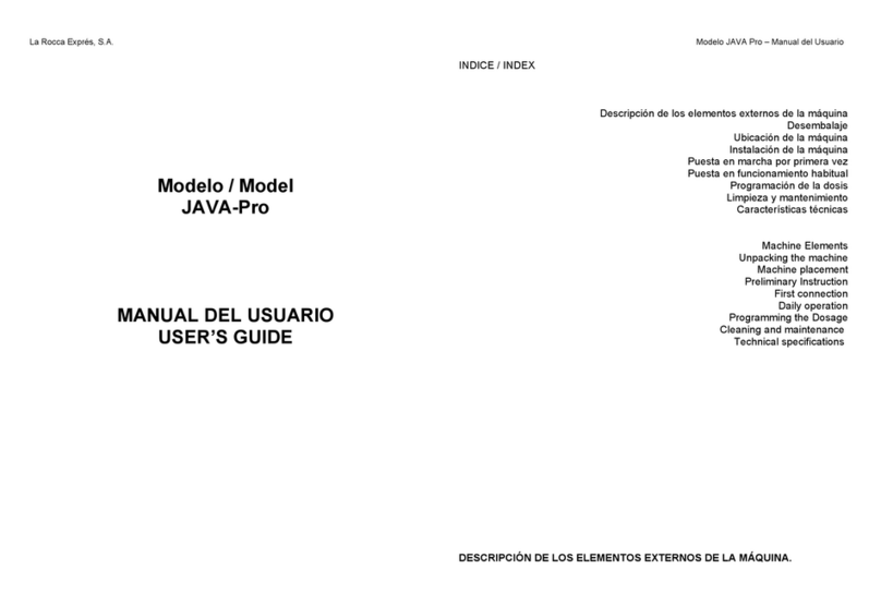 La Rocca Expres JAVA-Pro user guide