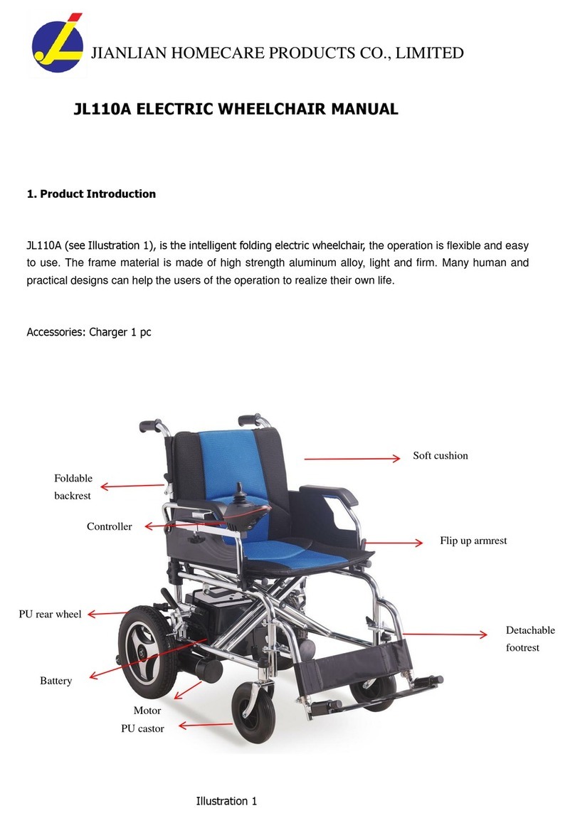 HOMECARE PRODUCTS JL110A manual
