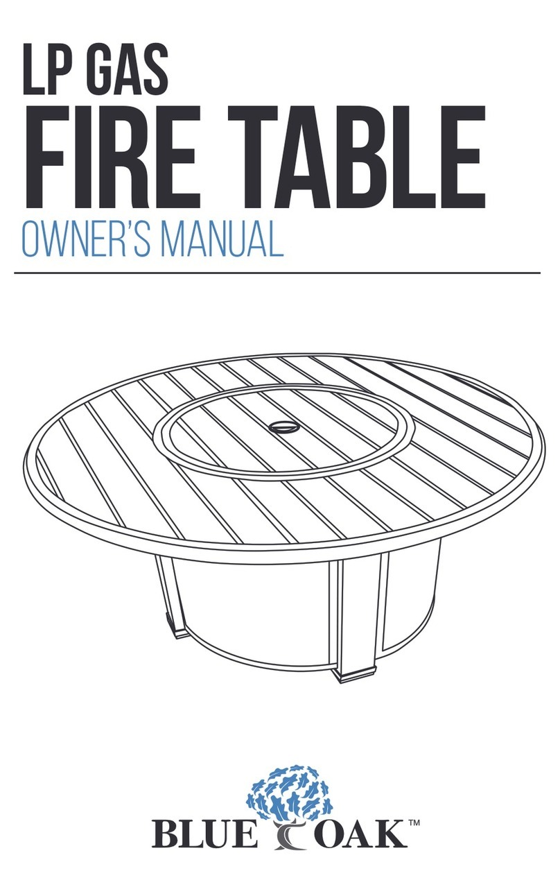 BLUE OAK LP GAS owner's manual BLUE OAK LP GAS owner's manual