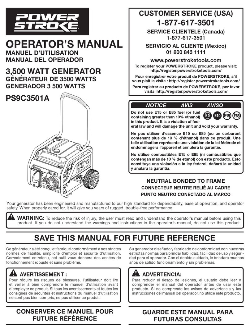 Power Stroke PS9C3501A User manual