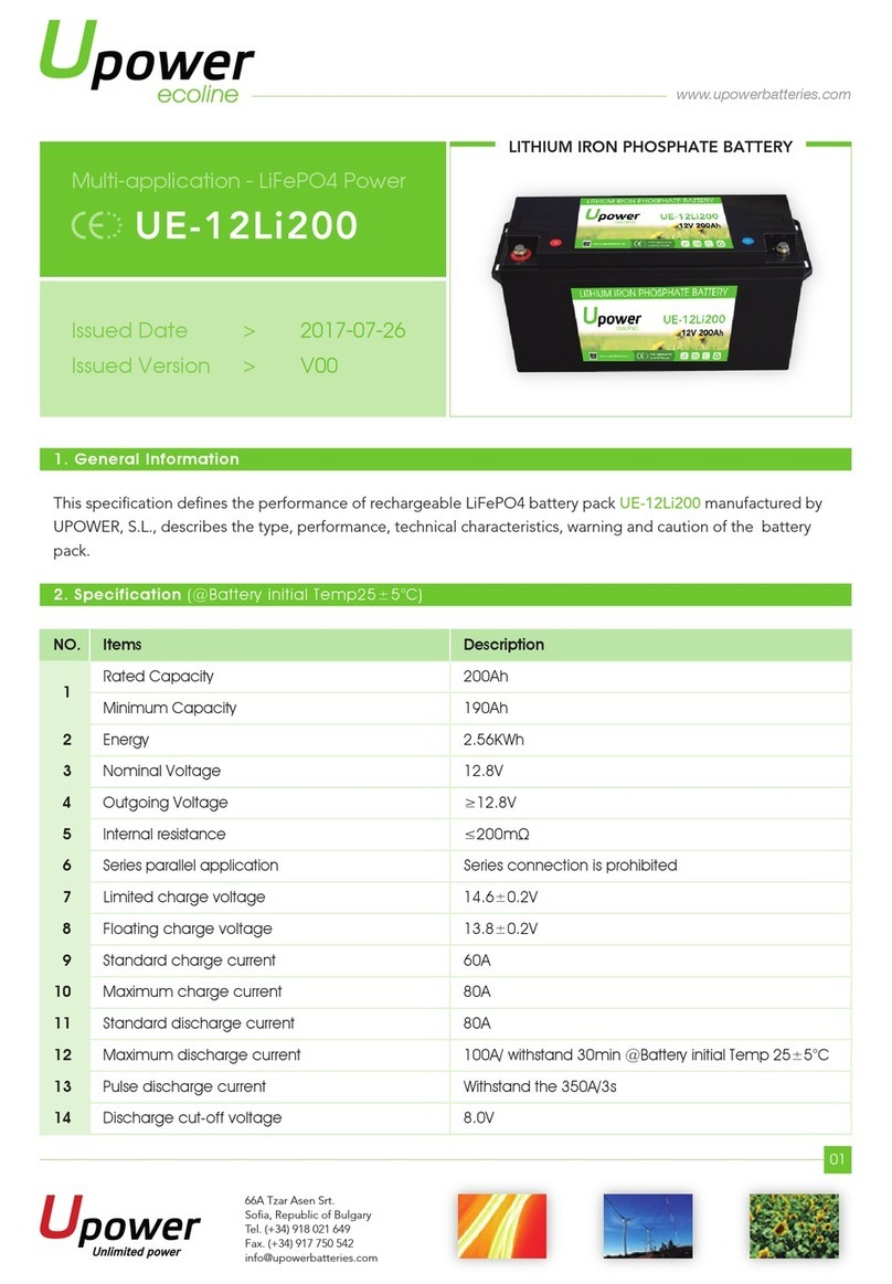 UPOWER Ecoline UE-12Li200 User manual UPOWER Ecoline UE-12Li200 User manual
