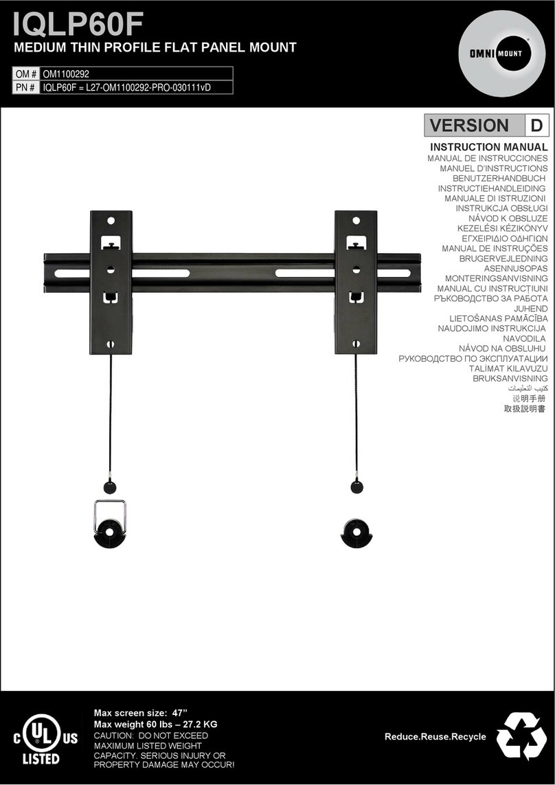 Omnimount IQLP60F User manual